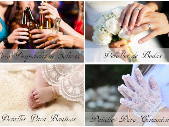 Consejos de detalles personalizados para bodas, bautizos, comuniones